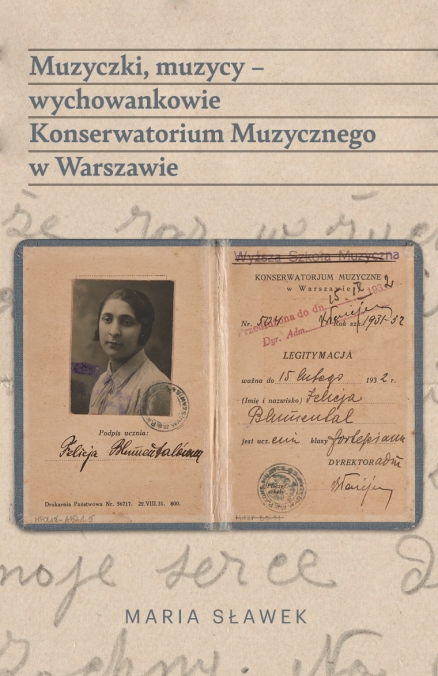 Okładka historii Muzyczki, muzycy – wychowankowie Konserwatorium Muzycznego w Warszawie