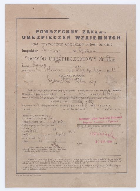 Dowód ubezpieczeniowy