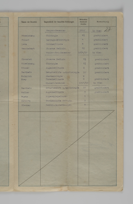 Absolutorium uniewersyteckie Dawida Turnheima