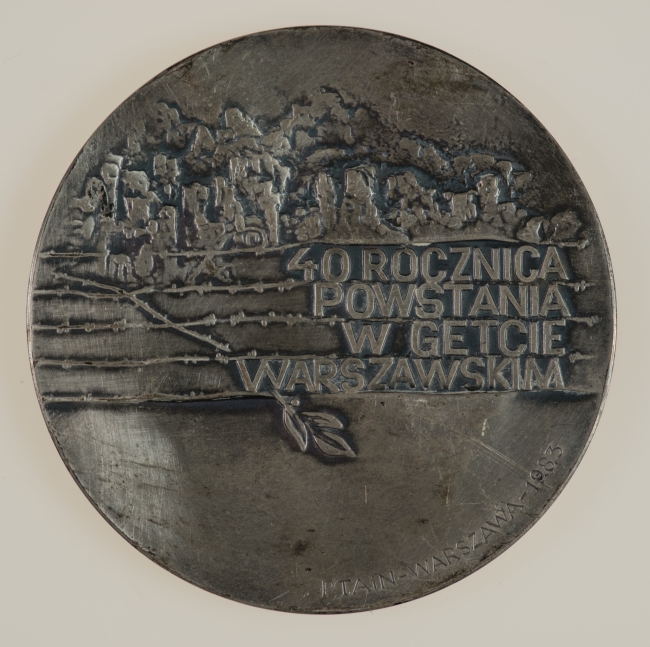 Medal "40. Rocznica Powstania w Getcie Warszawskim"