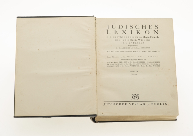 "Jűdisches Lexikon Ein enzykloädisches Handbuch des jűdischen Wissens in wier Bäden", T.3 Ib-Ma