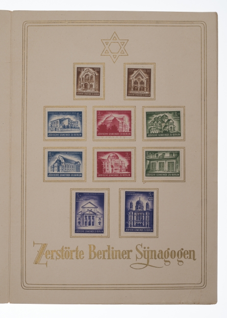 Karnet "Die Jüdische Gemeinde zu Berlin"
