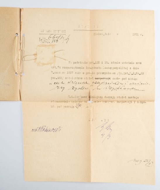 Statut Cechu Krawców, Czapników, Kuśnierzy Żydów w Szydłowcu