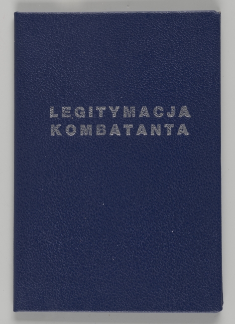 Legitymacja członkowska Związku Bojowników o Wolność i Demokrację wystawiona na nazwisko Bumy Singera