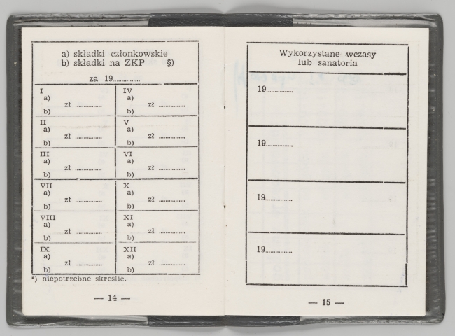 Legitymacja emerycka wystawiona na nazwisko Bumy Singera