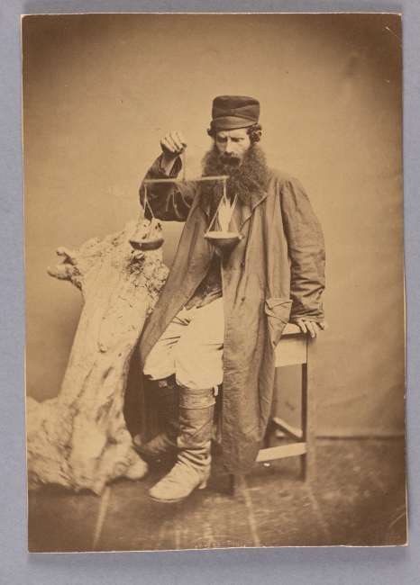 Fotografia żydowskiego handlarza rybami