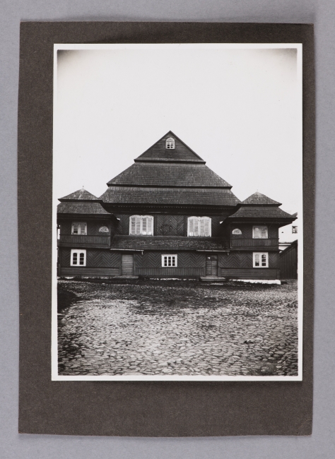 Fotografia synagogi w Sopoćkiniach