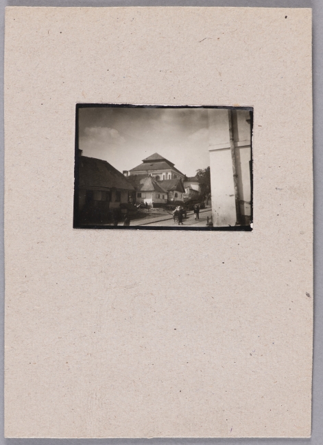 Fotografia synagogi w Szczebrzeszynie