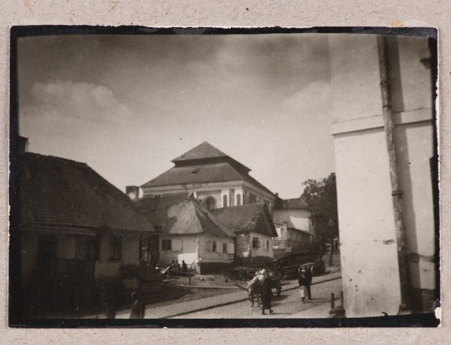 Fotografia synagogi w Szczebrzeszynie