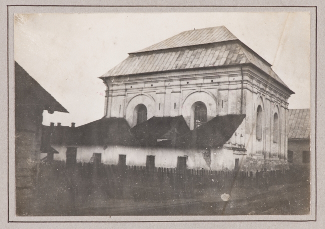 Fotografia synagogi w Tomaszowie Lubelskim