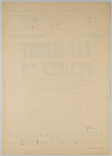 Afisz teatralny