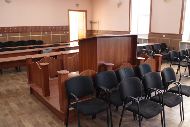 Wnętrze Synagogi Lifszyca w Winnicy na Ukrainie. Stan na lato 2017.