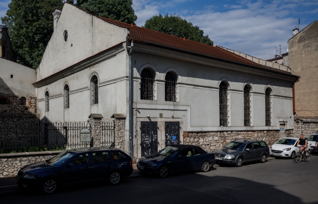 Synagoga Kupa, widok od Warszauera